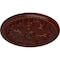 Ekena Millwork Swindon Ceiling Medallion (Fits Canopies up to 2 7/8"), 16 7/8"OD x 1 1/2"P, Brushed Mahogany CM16SWBMF - alternate 2